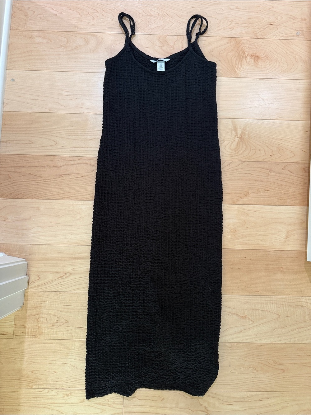 H&M Black Knit Maxi Dress